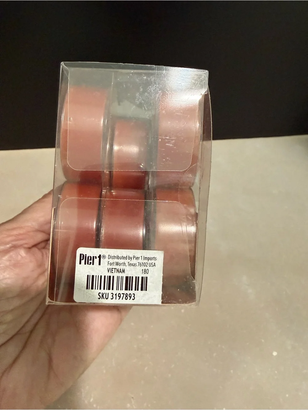 Pier 1 Lot of 11 Spiced Cake Tea Light Candles
